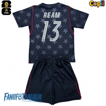 Statele Unite Tim Ream #13 Echipament de Fotbal Replică Mondial 2026 Copii Deplasare (+ Șorturi)